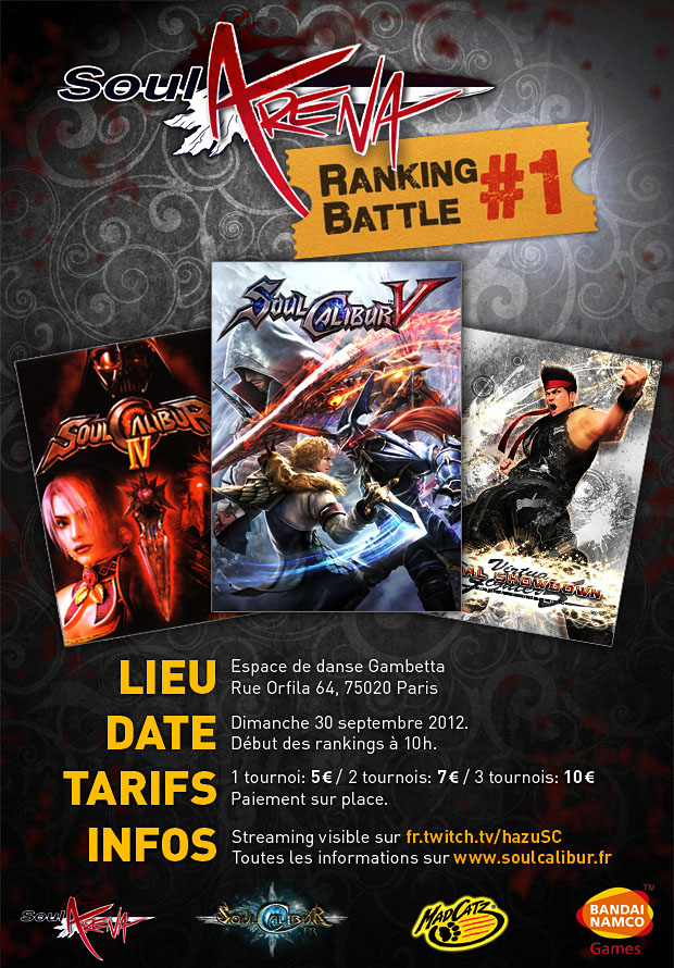 Soul Arena Ranking Battle #1 (30/09/2012)